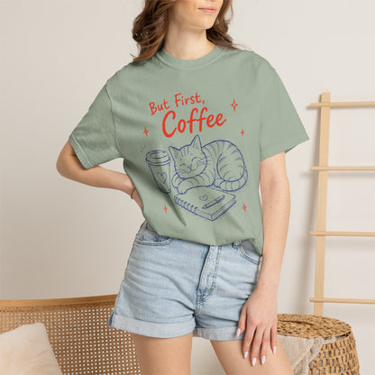 But First Coffee Cat T-Shirt
