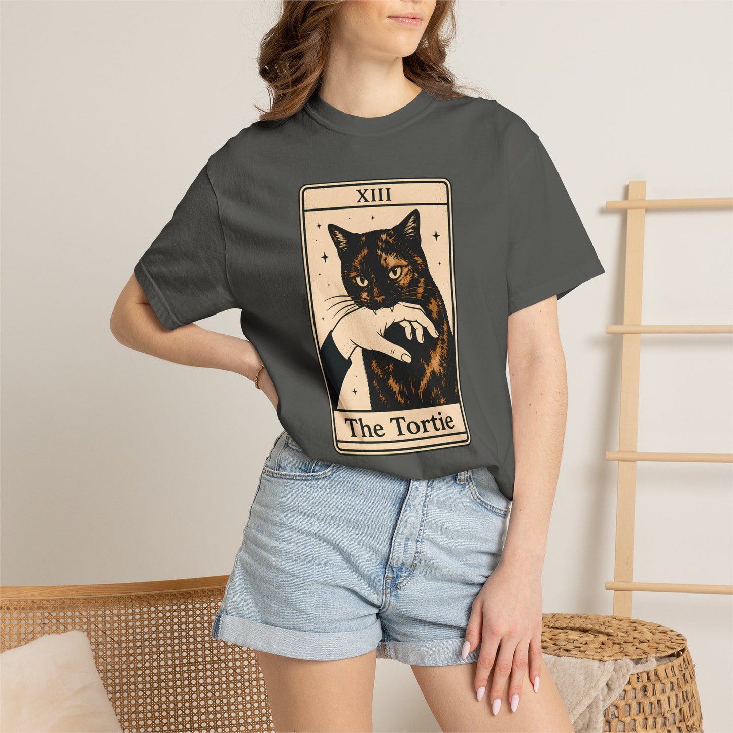 The Tortie Tarot Cat T-Shirt