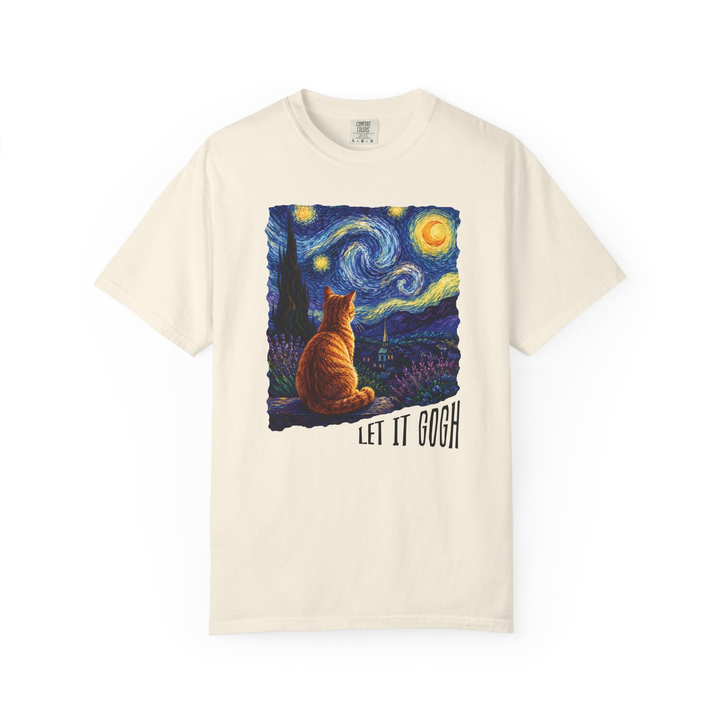Let It Gogh Orange Cat T-Shirt