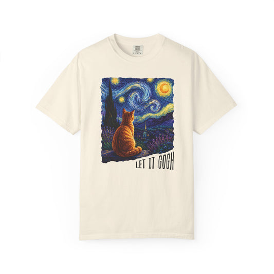 Let It Gogh Orange Cat T-Shirt
