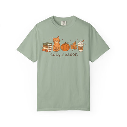 Cozy Season Orange Cat T-Shirt