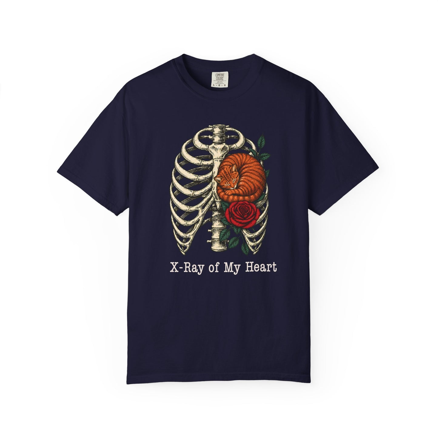 X-Ray of My Heart Cat T-Shirt