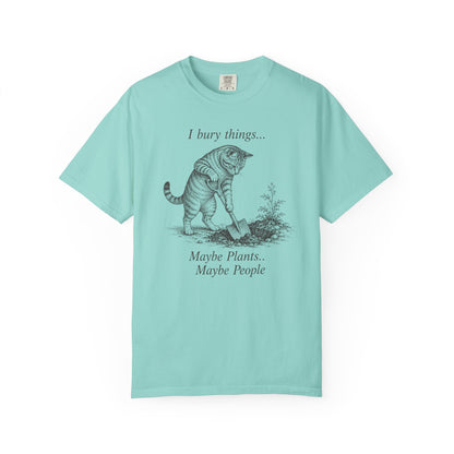 I Bury Things Cat T-Shirt