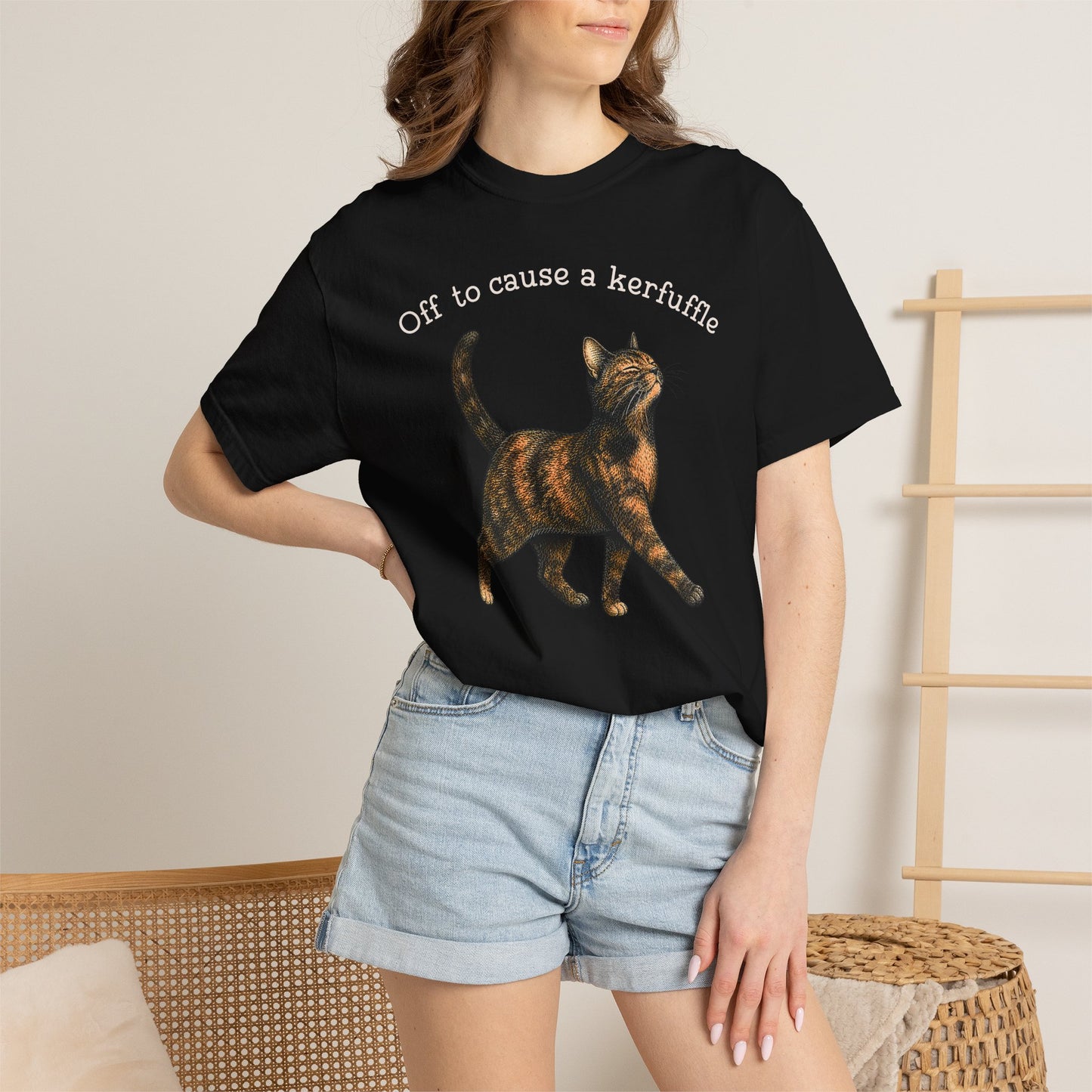 Kerfuffle Tortie Cat T-Shirt