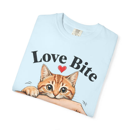 Love Bite Orange Cat T-Shirt