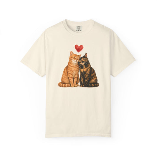 Orange & Tortie Cat T-Shirt