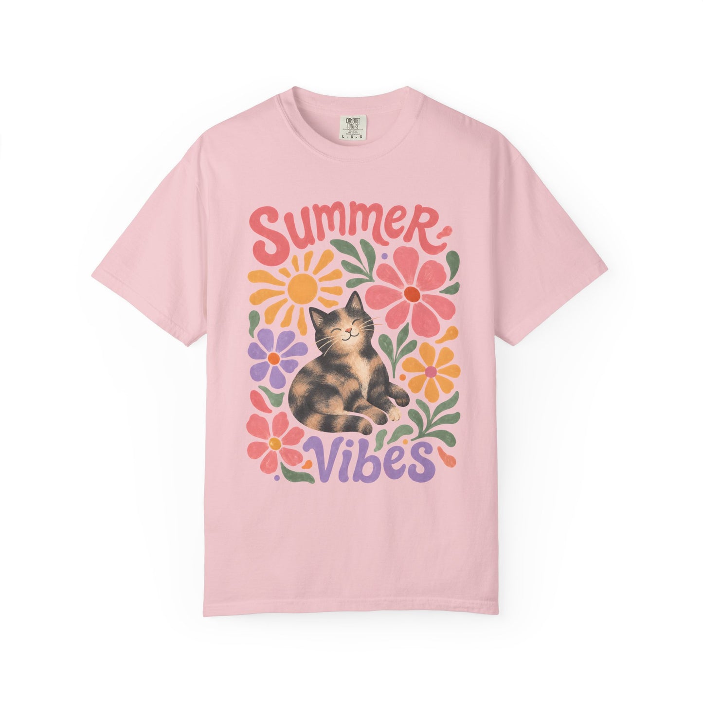 Summer Tortie Cat T-Shirt