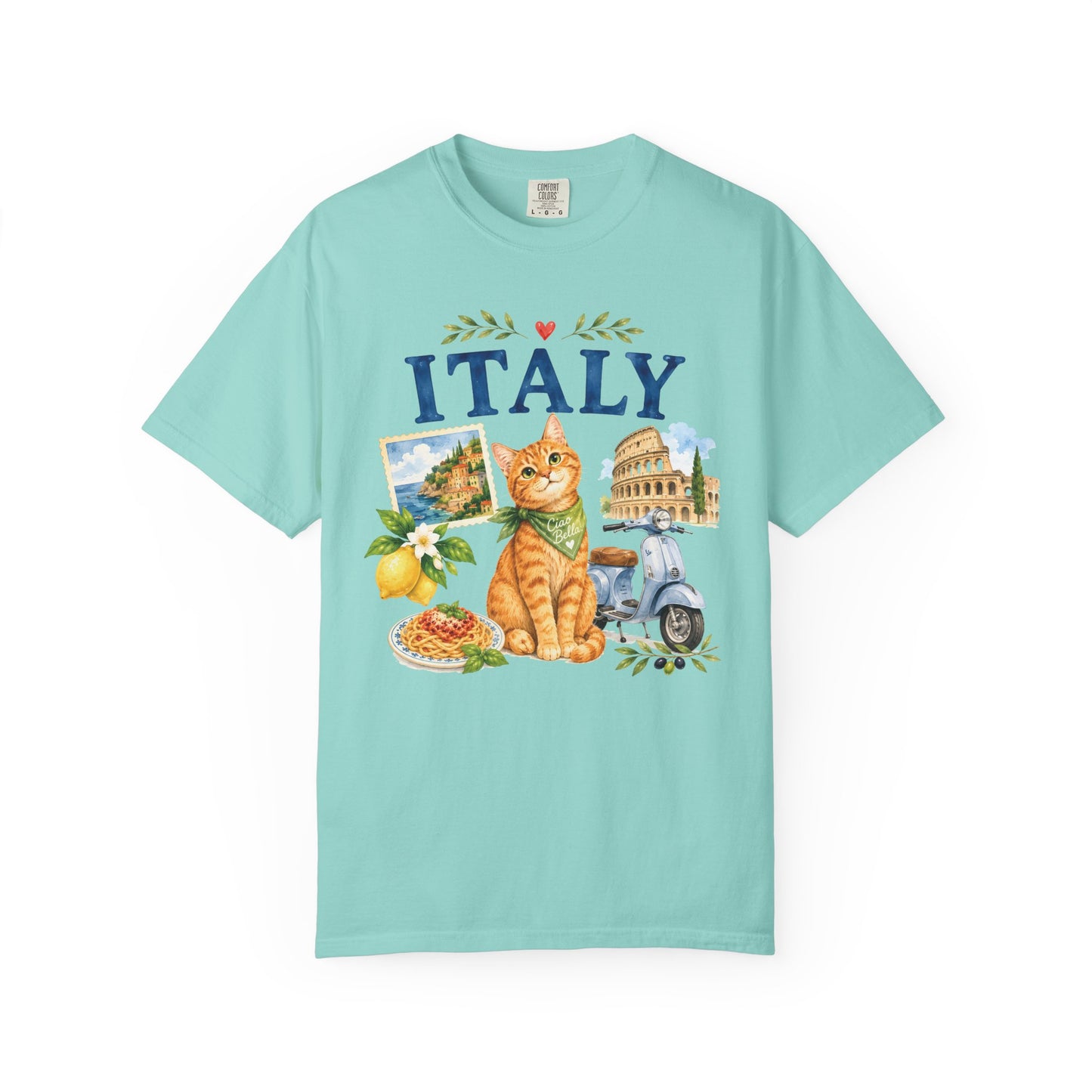 Ciao Bella Orange Cat T-Shirt