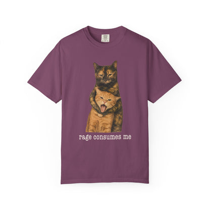 Rage Consumes Me Tortie Cat T-Shirt