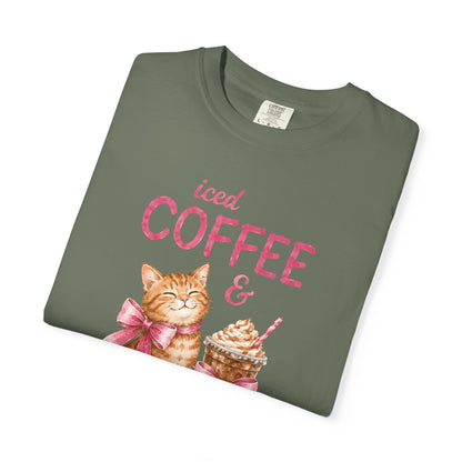 Iced Coffee & Sunshine Cat T-Shirt