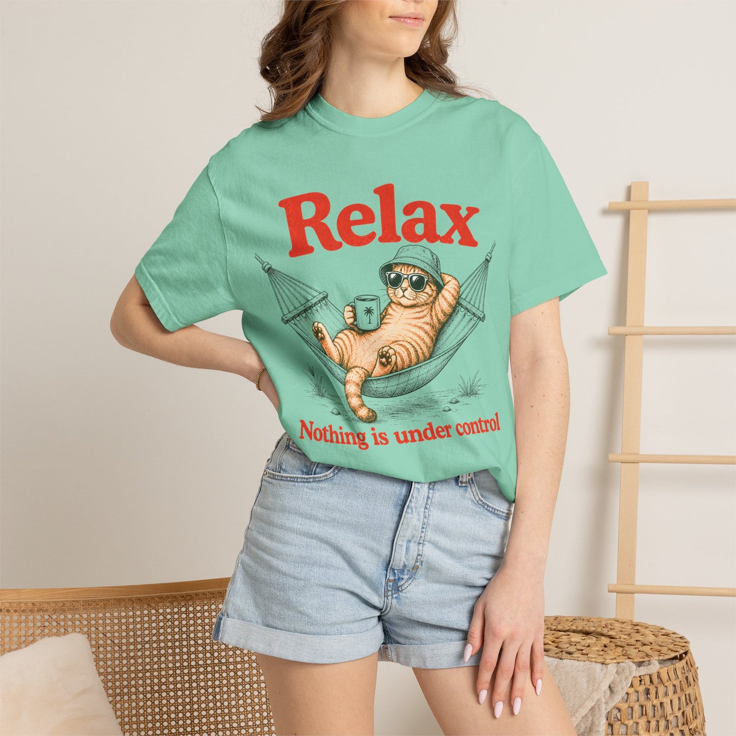Nothing Is Under Control Cat T-Shirt