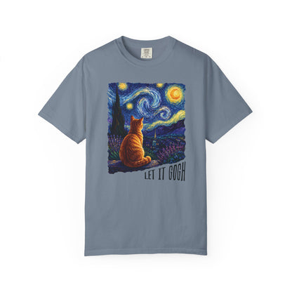 Let It Gogh Orange Cat T-Shirt