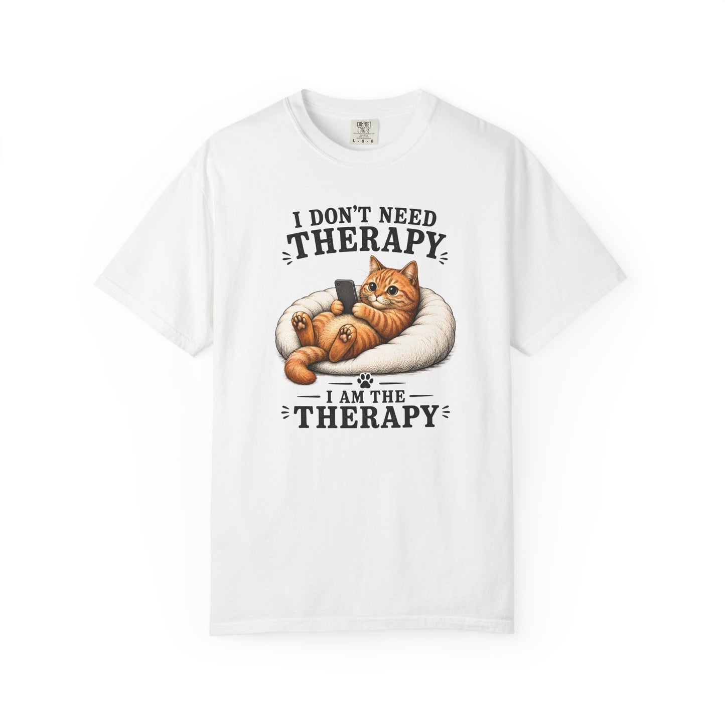 Therapy Orange Cat T-Shirt