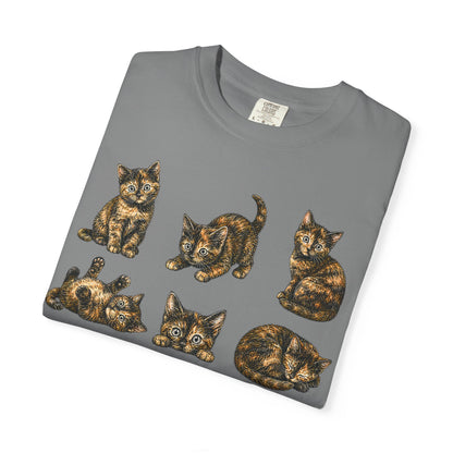 Funny Tortie Positions Cat T-Shirt