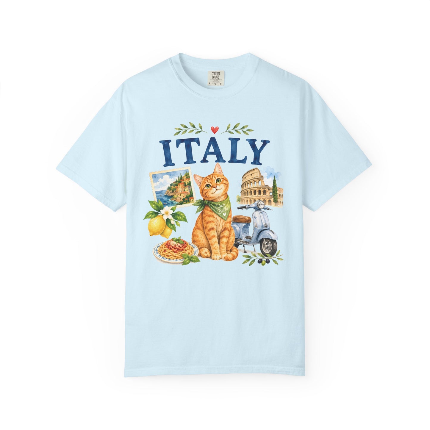 Ciao Bella Orange Cat T-Shirt