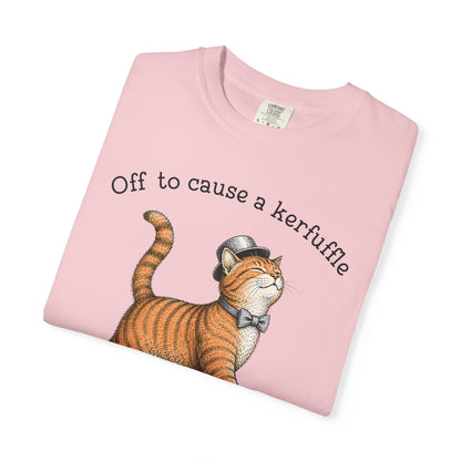 Off to cause a kerfuffle Cat T-Shirt