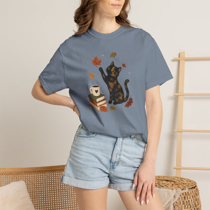 Cozy Fall Tortie Cat T-Shirt