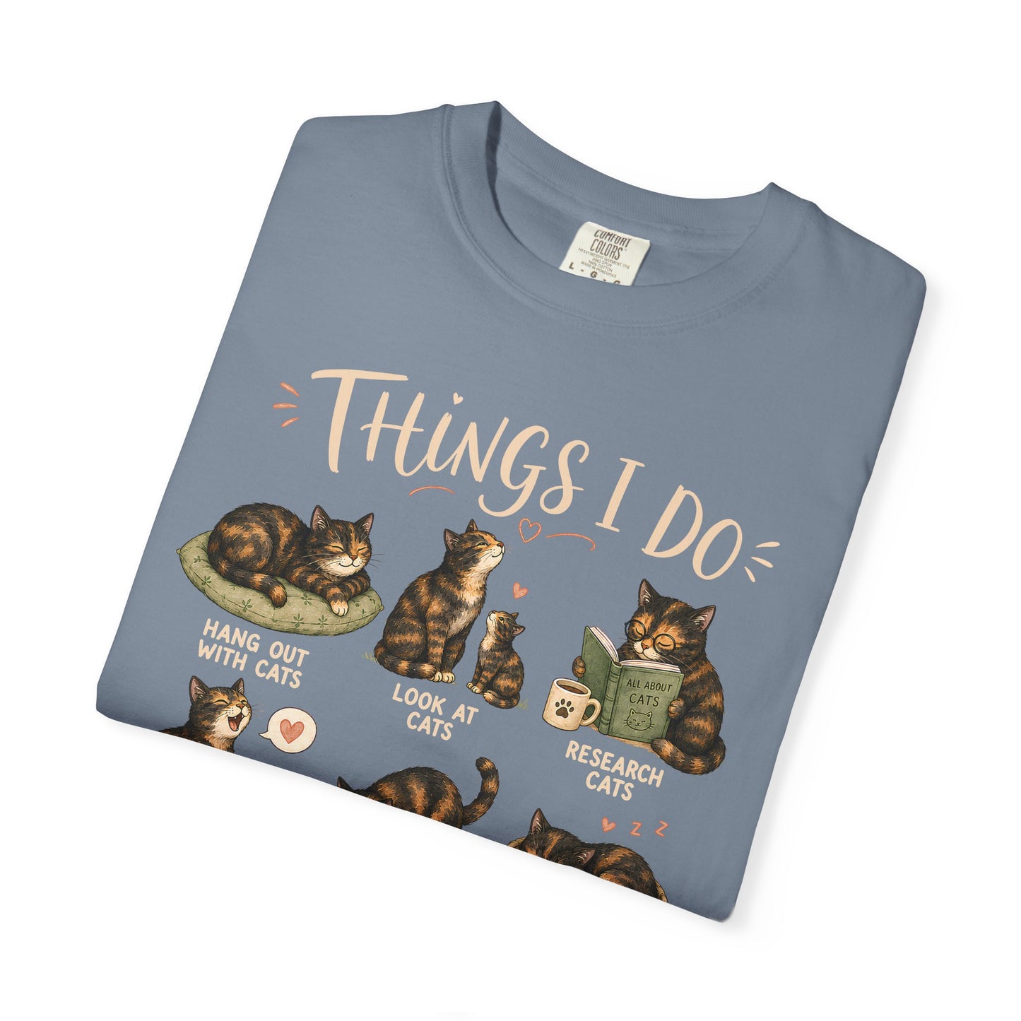 Spare Time Tortie Cat T-Shirt