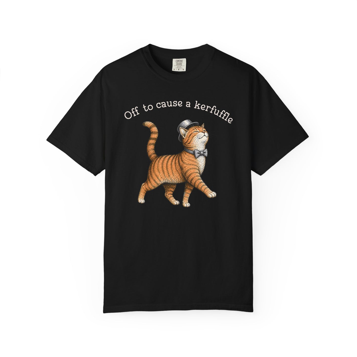 Off to cause a kerfuffle Cat T-Shirt