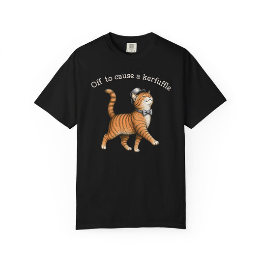 Off to cause a kerfuffle Cat T-Shirt