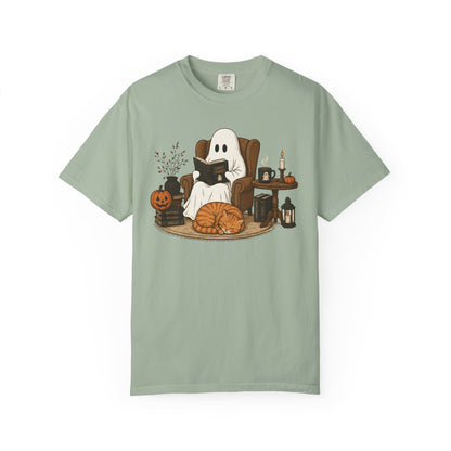 Cozy Ghost Cat T-Shirt