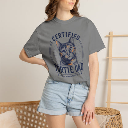 Certified Tortie Dad Cat T-Shirt