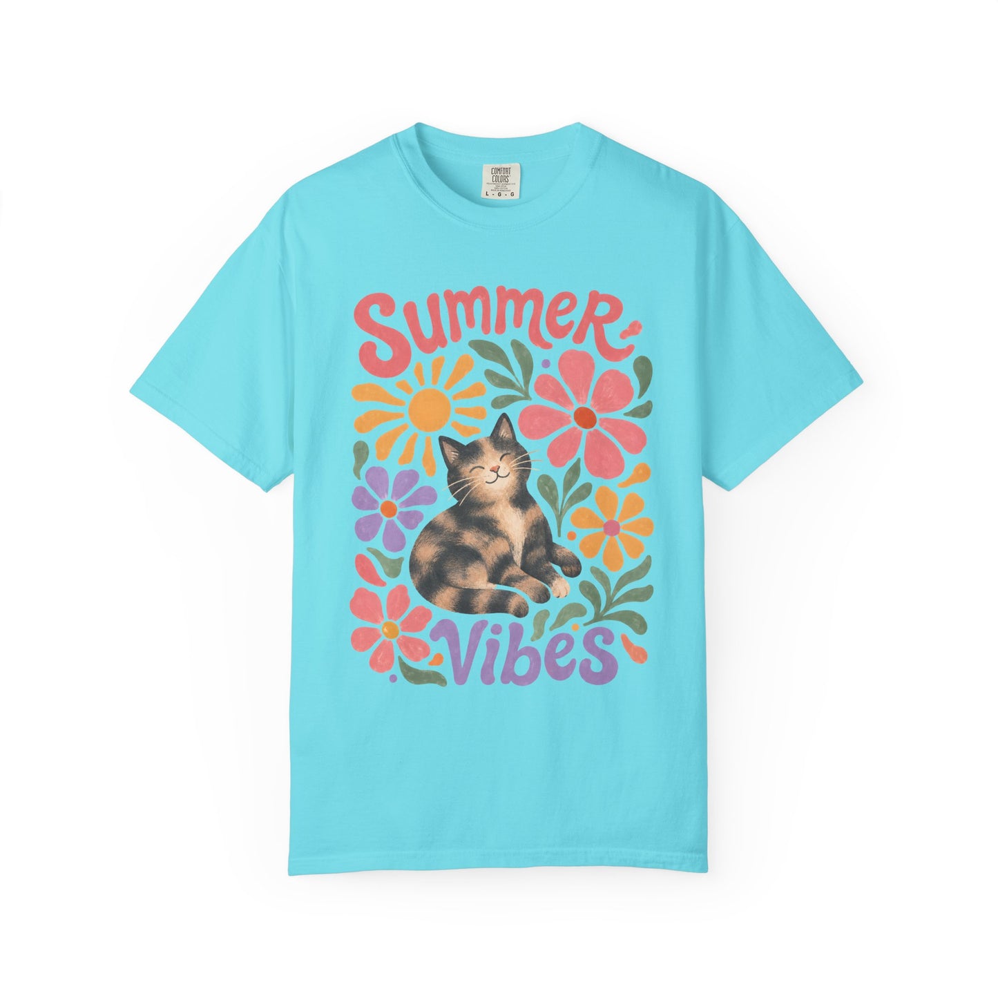 Summer Tortie Cat T-Shirt