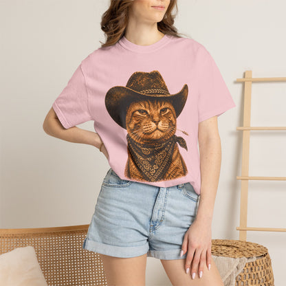 Cowboy Orange Cat T-Shirt