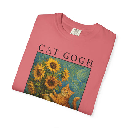 Sunflower Mischief Cat T-Shirt