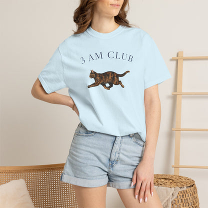 3 AM Club Tortie Cat T-Shirt