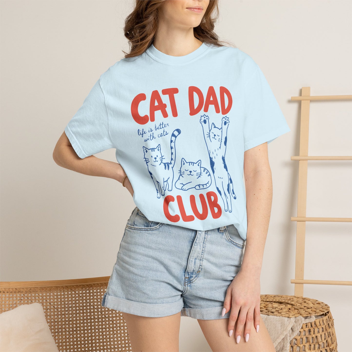 Cat Dad Club T-Shirt