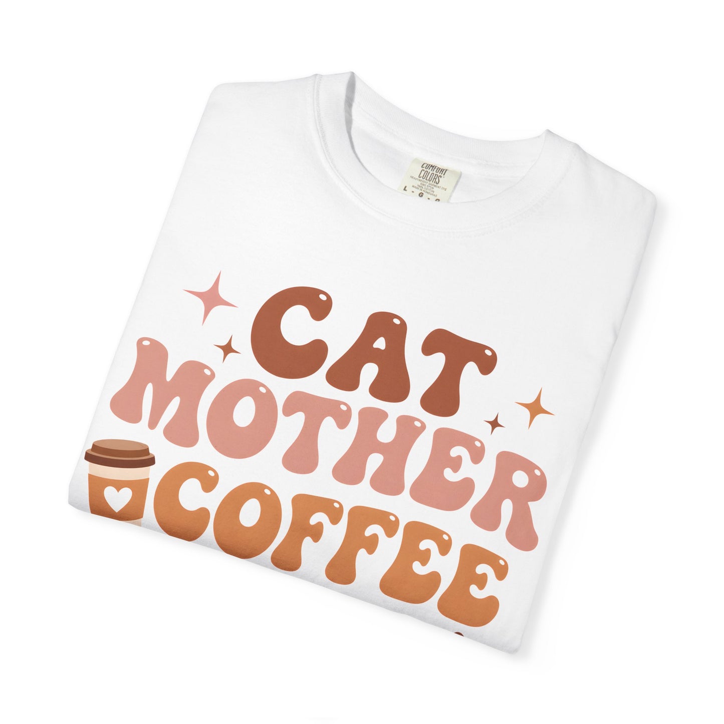 Cat Mother Coffee Lover Cat T-Shirt