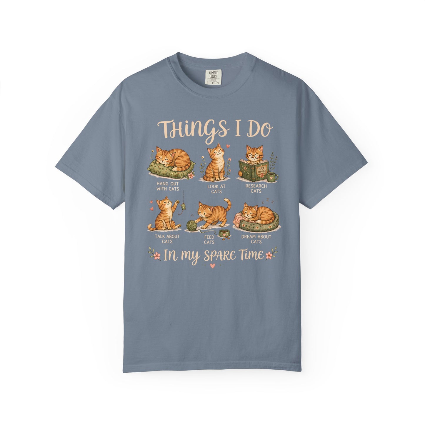 Spare Time Cat T-Shirt