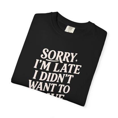 Sorry I’m Late Cat T-Shirt