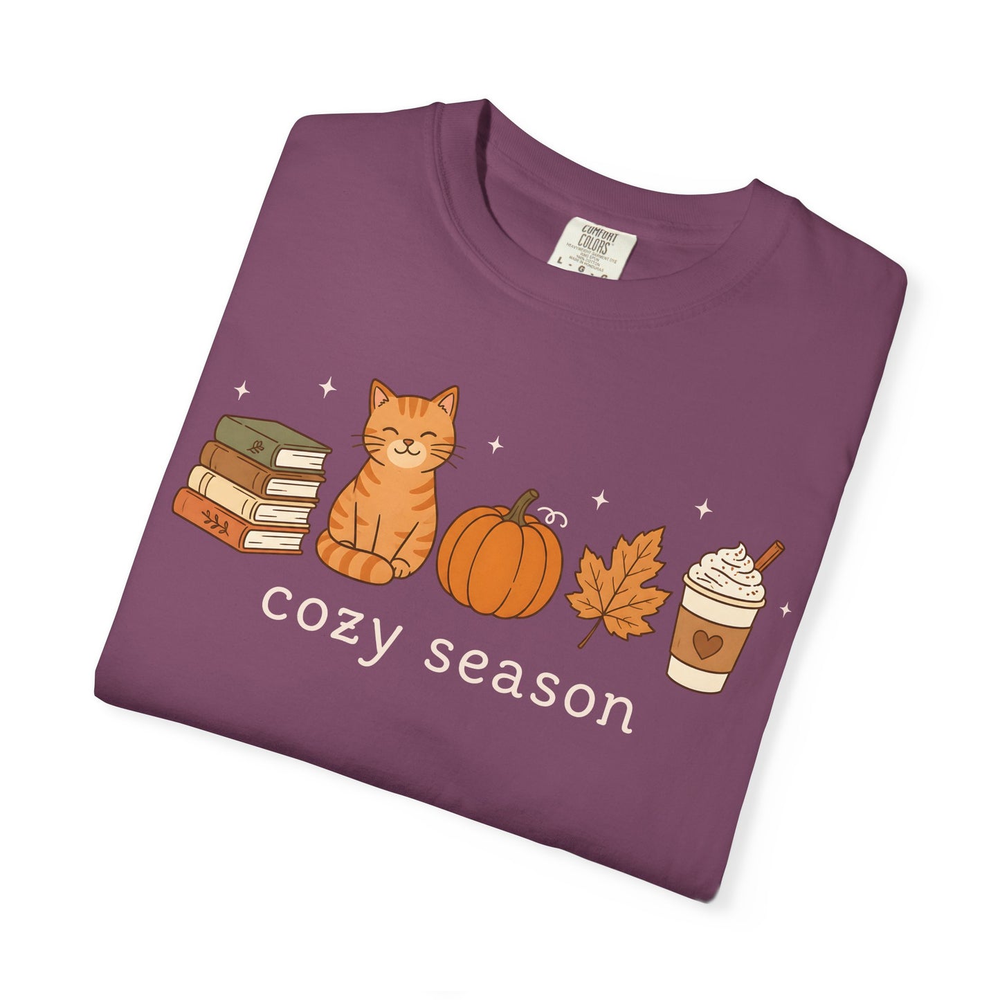Cozy Season Orange Cat T-Shirt