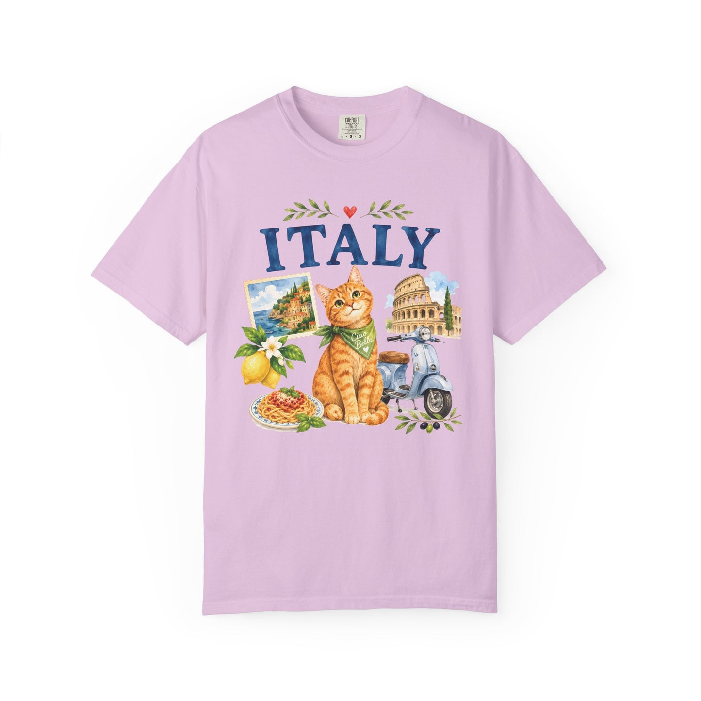 Ciao Bella Orange Cat T-Shirt