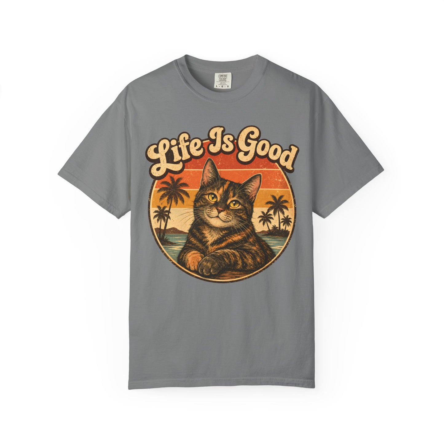 Life Is Good Tortie Cat T-Shirt