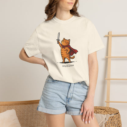 Huzzah Orange Cat T-Shirt