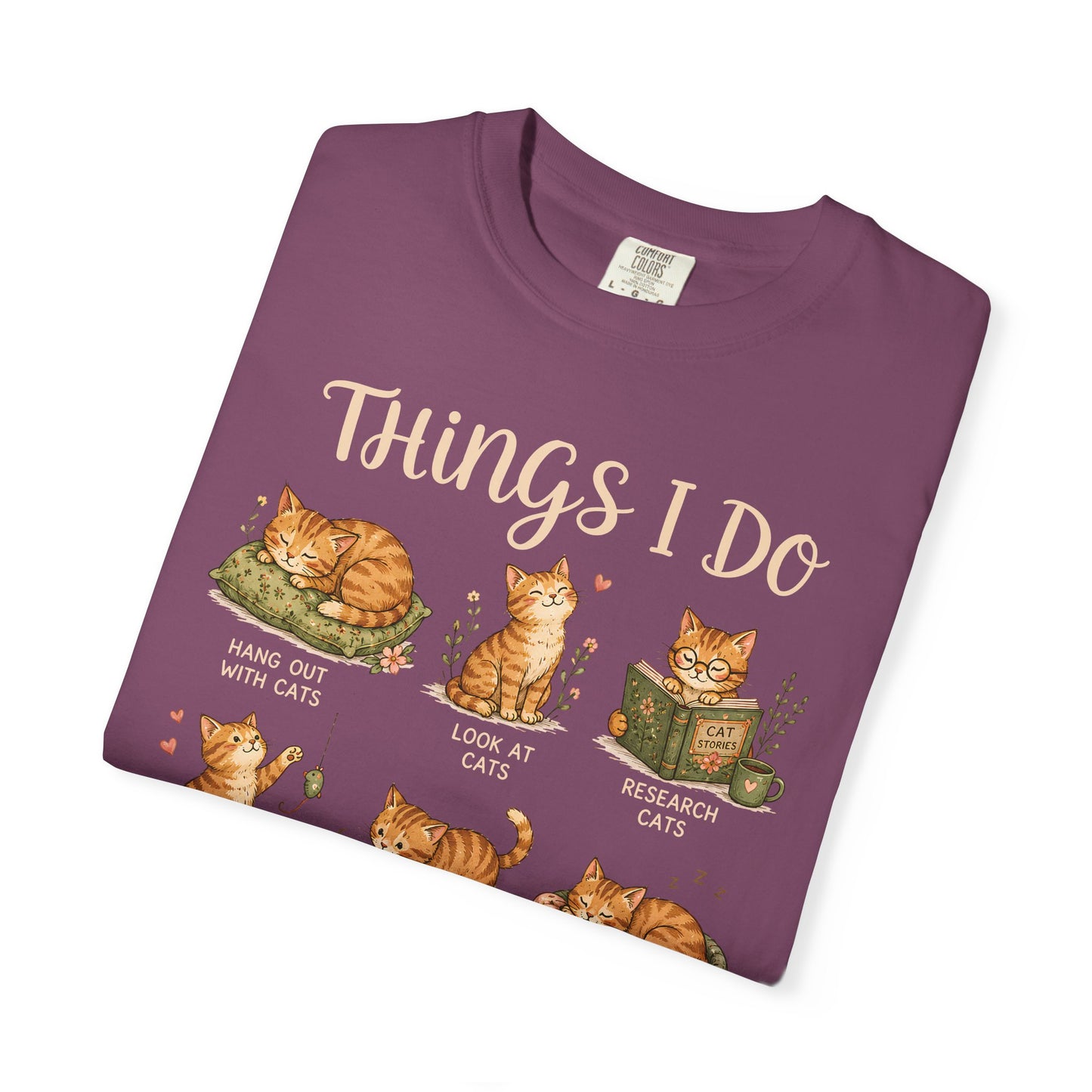 Spare Time Cat T-Shirt