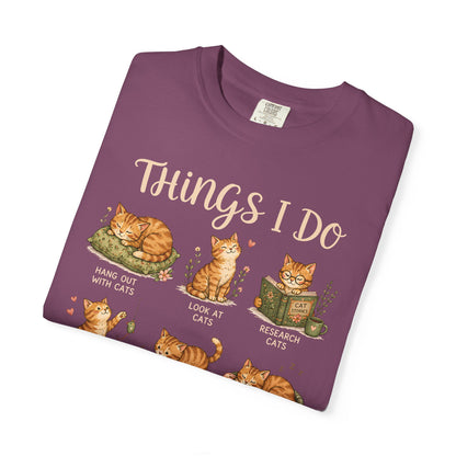 Spare Time Cat T-Shirt