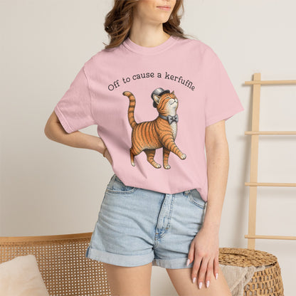 Off to cause a kerfuffle Cat T-Shirt
