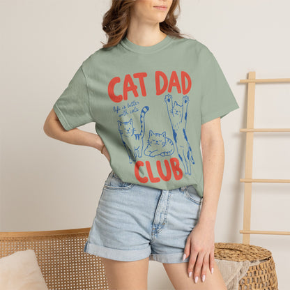 Cat Dad Club T-Shirt
