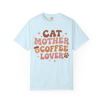 Cat Mother Coffee Lover Cat T-Shirt