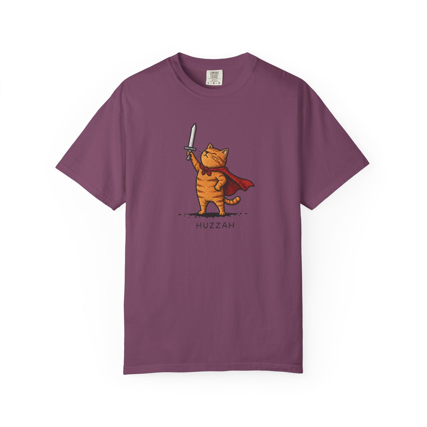 Huzzah Orange Cat T-Shirt