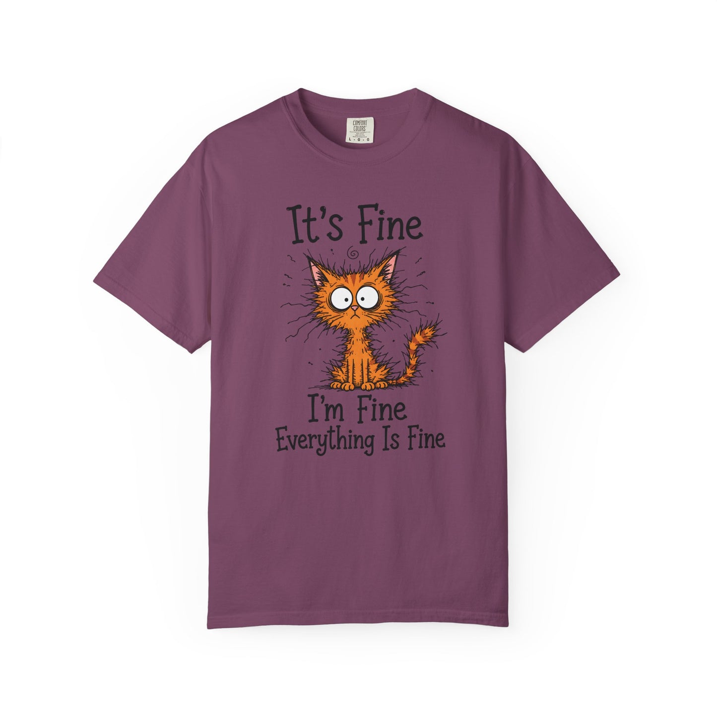 It’s Fine Orange Cat T-Shirt