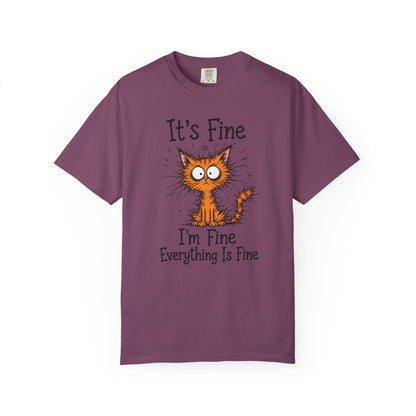 It’s Fine Orange Cat T-Shirt