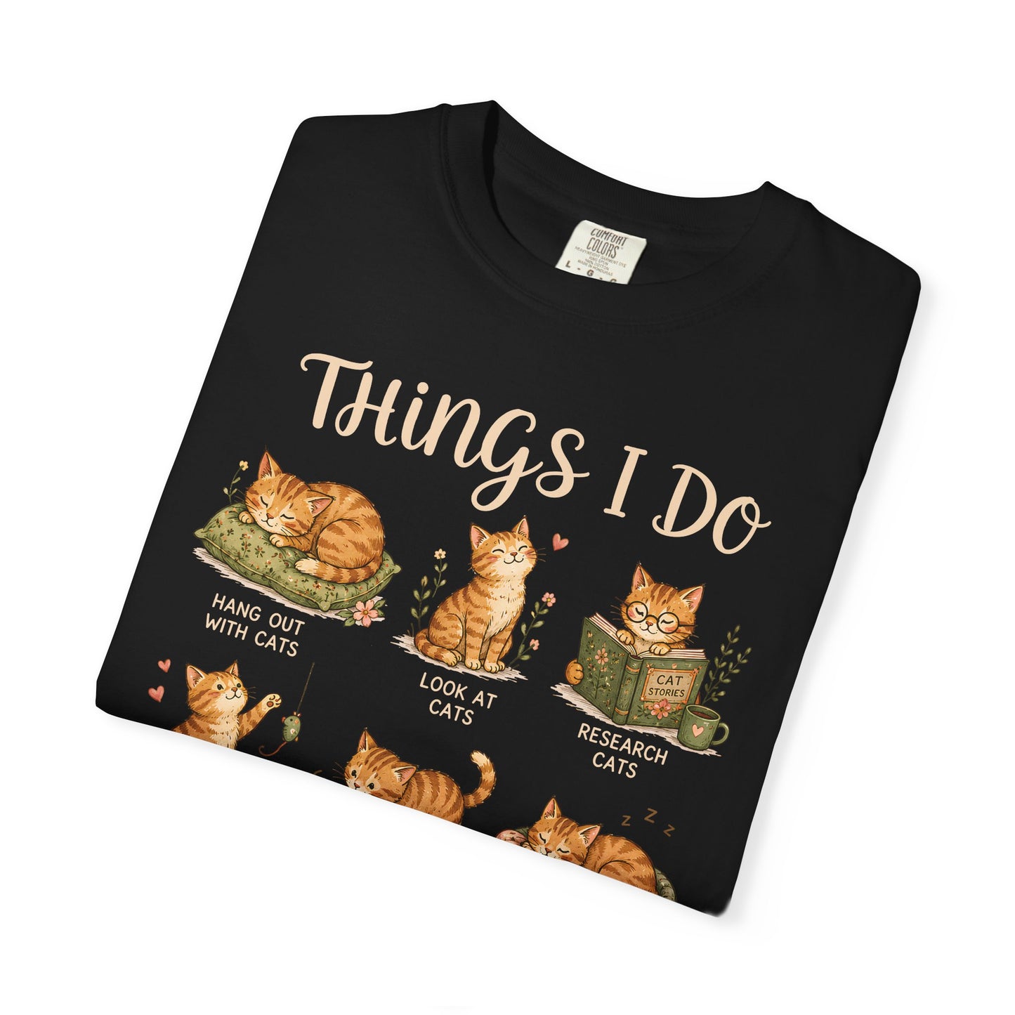 Spare Time Cat T-Shirt