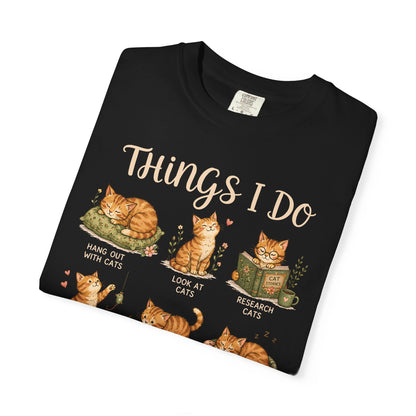 Spare Time Cat T-Shirt