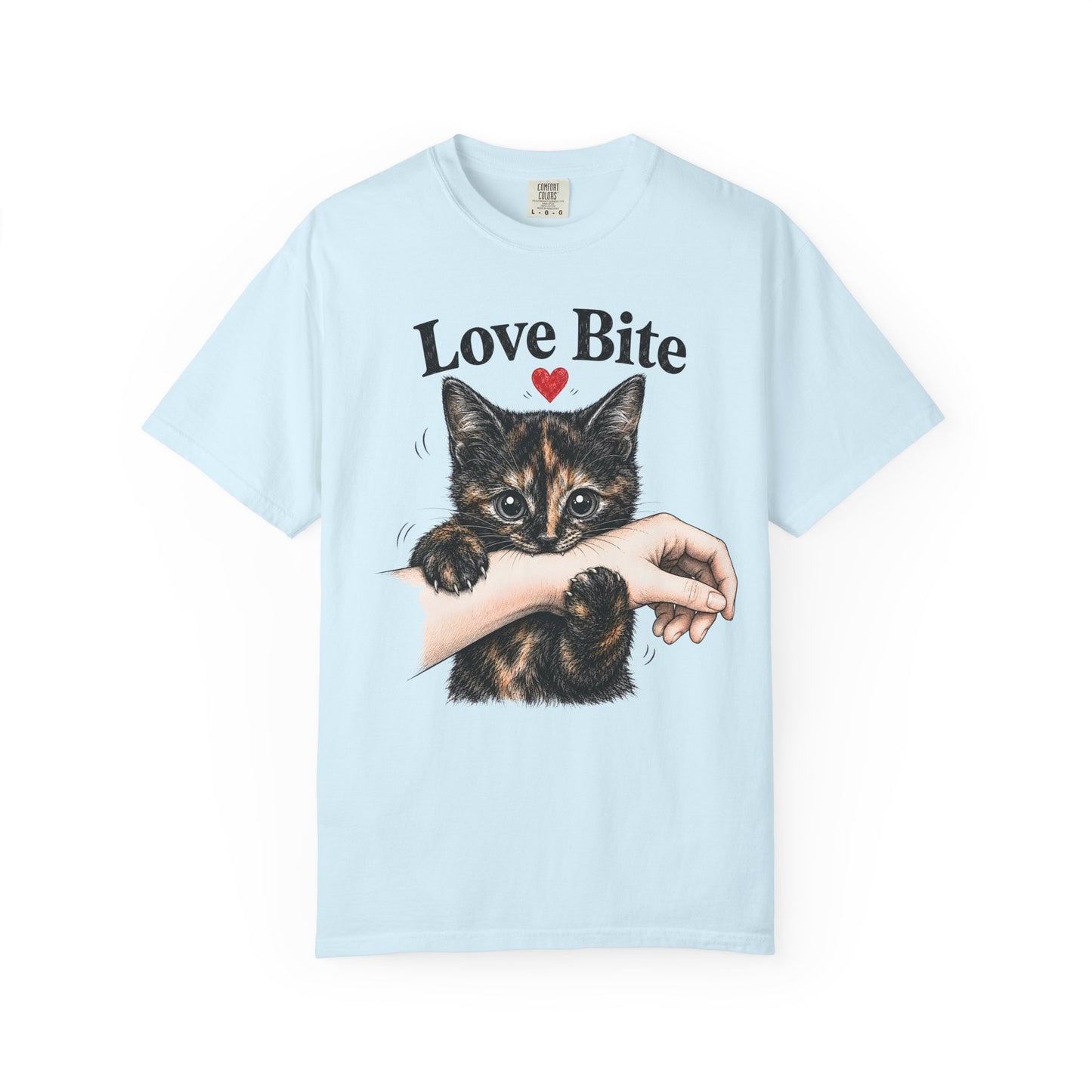 Love Bite Tortie Cat T-Shirt