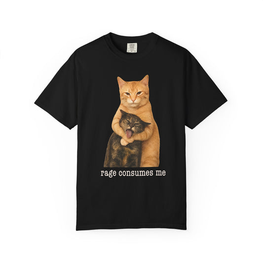 Rage Consumes Me Cat T-Shirt